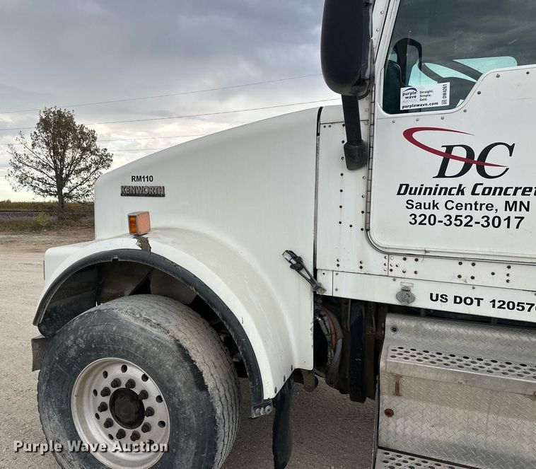 image for item DW4261 2006 Kenworth  W900 ready mix truck