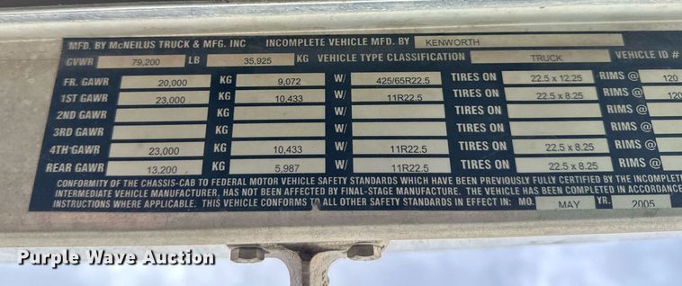 image for item DW4261 2006 Kenworth  W900 ready mix truck