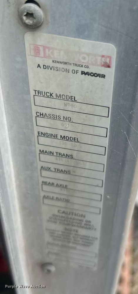 image for item DW4262 2005 Kenworth W900 ready mix truck