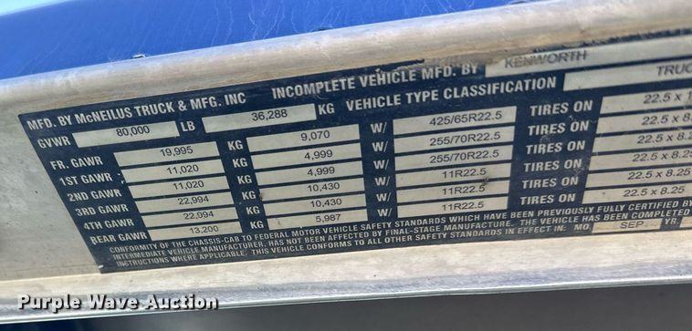 image for item DW4265 2005 Kenworth W900 ready mix truck