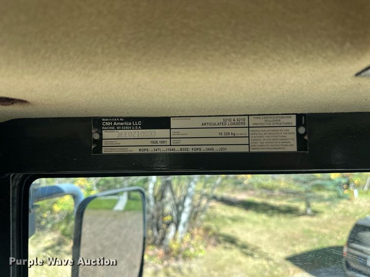 image for item DW4273 2007 Case 621D wheel loader