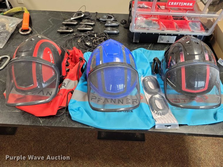 image for item DX6471 Sena Mesh Communications and Arborist Protos Helmets