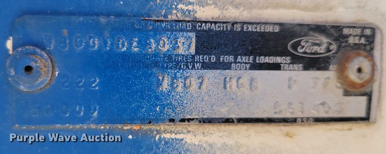 image for item DX7196 1979 Ford 9000 dump truck