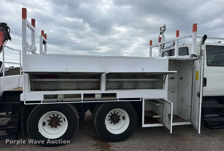 image for item DY0061 2008 International 7500  Crew Cab crane truck