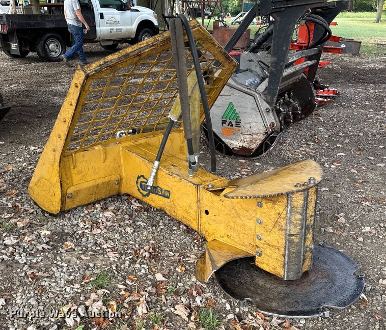image for item DY8203 Dougherty Forestry Manufacturing TQR skid steer tree saw