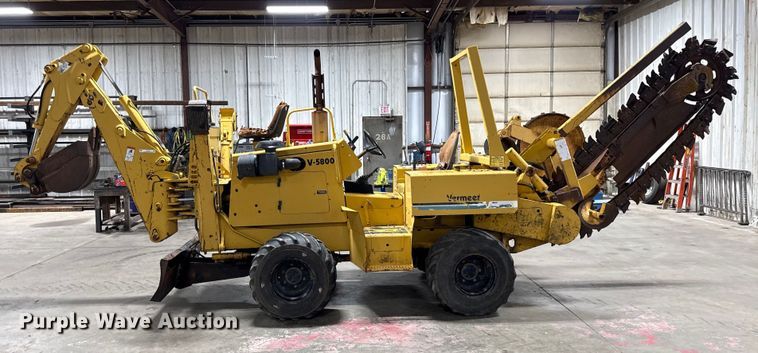 image for item DY8239 1998 Vermeer V-5800 trencher