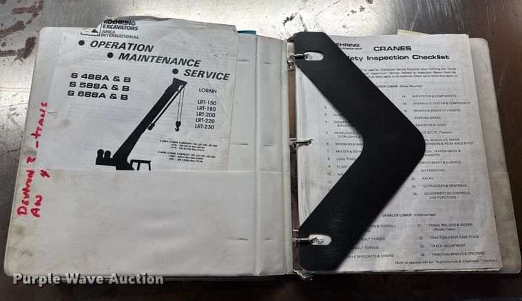 image for item DY8247 1981 Bantam S588B crane