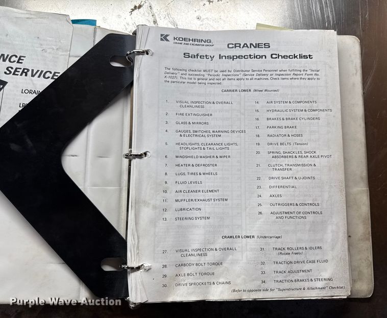 image for item DY8247 1981 Bantam S588B crane