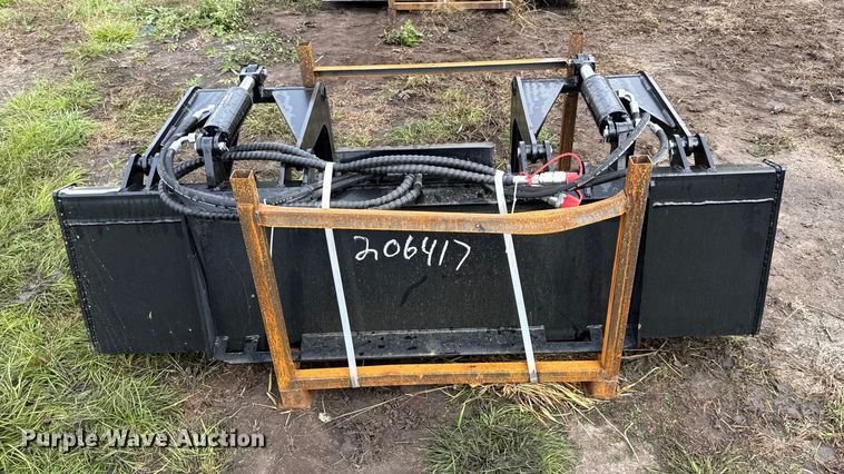 image for item DY8271 2025 GIYI PG72 skid steer grapple bucket