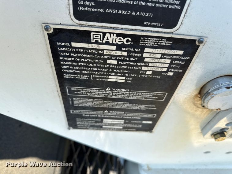 image for item DY8294 2013 International 4300 forestry bucket truck