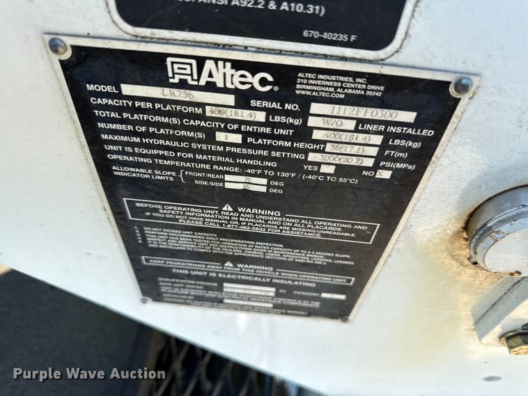 image for item DY8294 2013 International 4300 forestry bucket truck