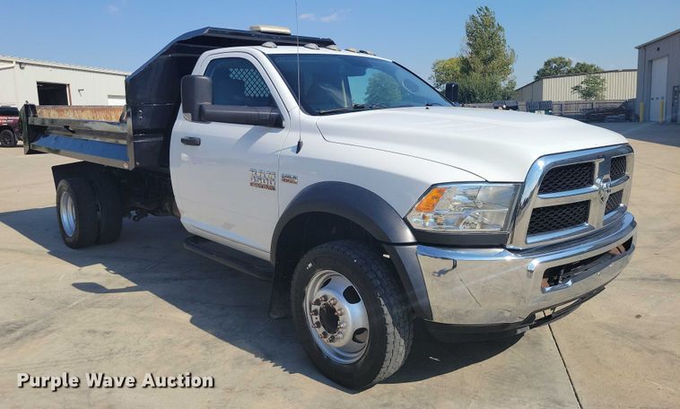 image for item DZ6730 2016 RAM 4500 dump truck