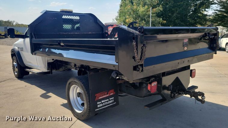 image for item DZ6730 2016 RAM 4500 dump truck