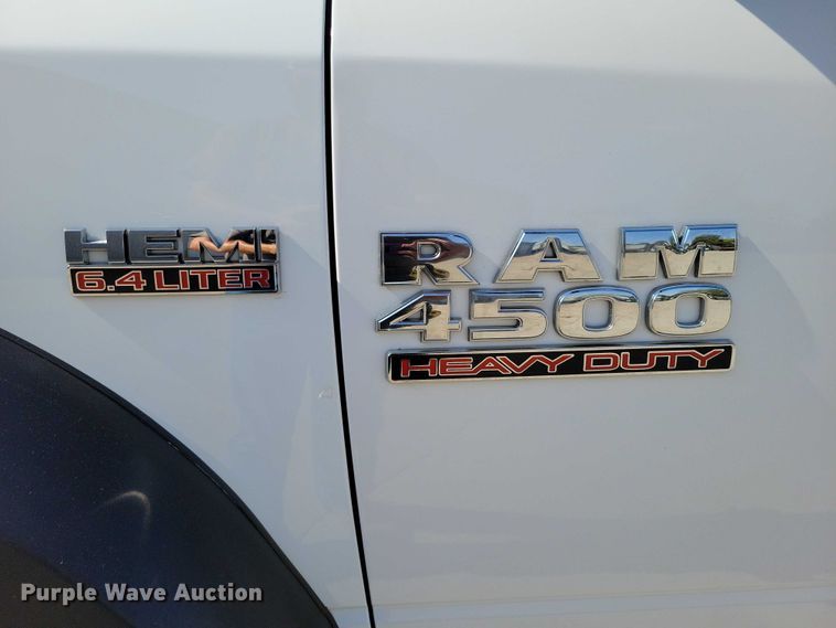 image for item DZ6730 2016 RAM 4500 dump truck