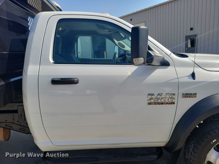 image for item DZ6730 2016 RAM 4500 dump truck