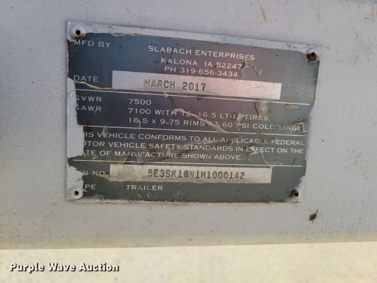 image for item EA2601 2017 Wheeler Reeler reel trailer