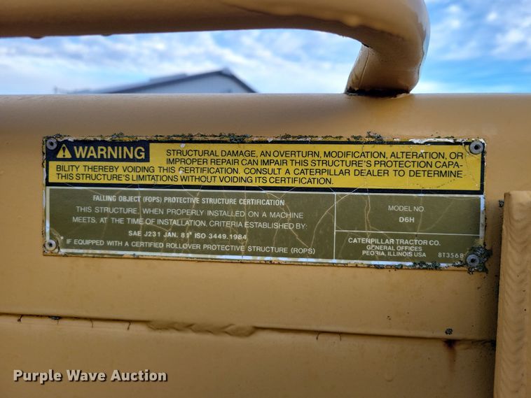 image for item EA2607 Caterpillar D6H LGP dozer