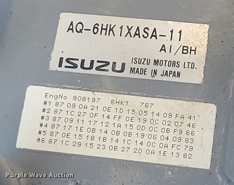 image for item EA2616 2018 Hitachi Zaxis 350 LC excavator