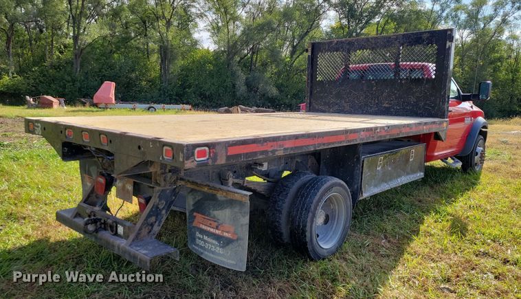 image for item EA2635 2015 RAM 5500 dump flatbed truck