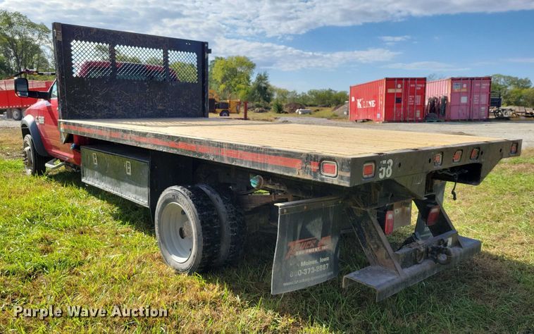 image for item EA2635 2015 RAM 5500 dump flatbed truck