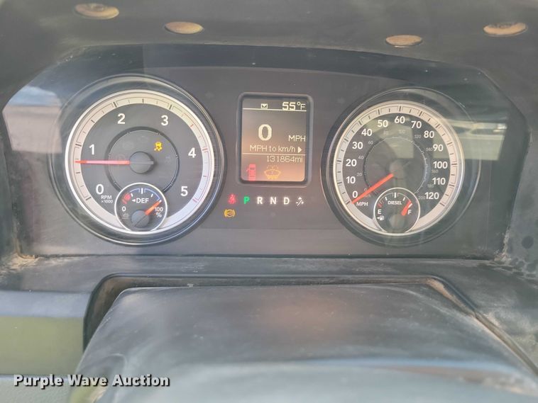 image for item EA2635 2015 RAM 5500 dump flatbed truck