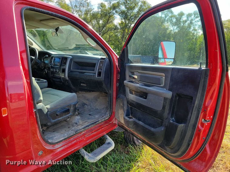 image for item EA2635 2015 RAM 5500 dump flatbed truck