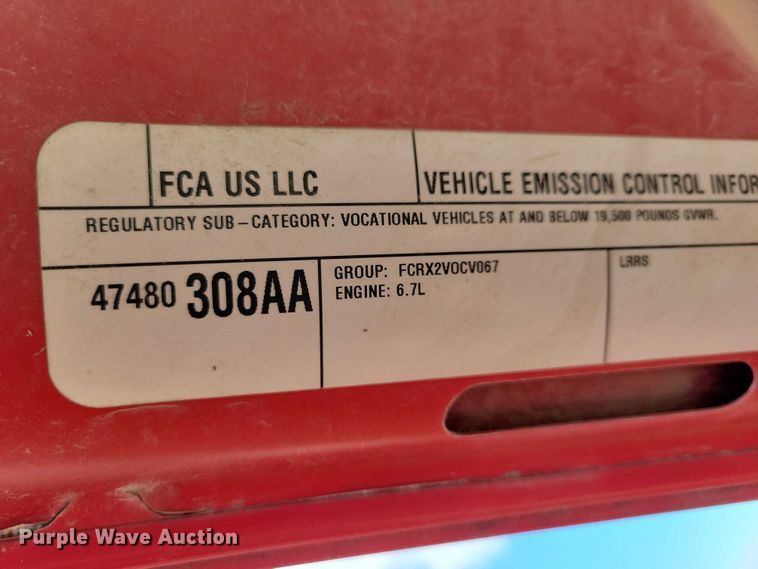 image for item EA2635 2015 RAM 5500 dump flatbed truck