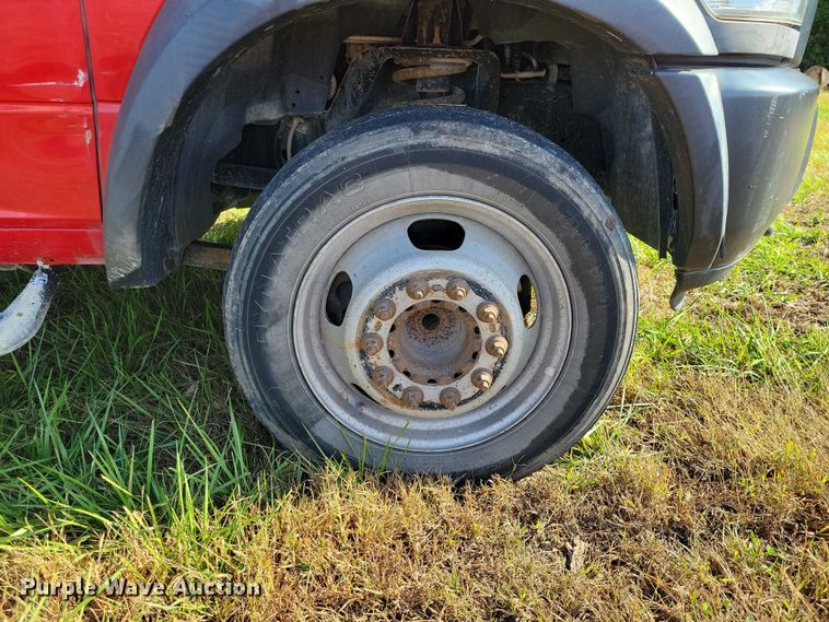 image for item EA2635 2015 RAM 5500 dump flatbed truck