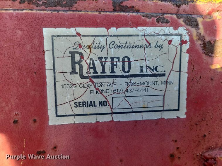 image for item EA2640 1998 Ford F800 hook lift truck