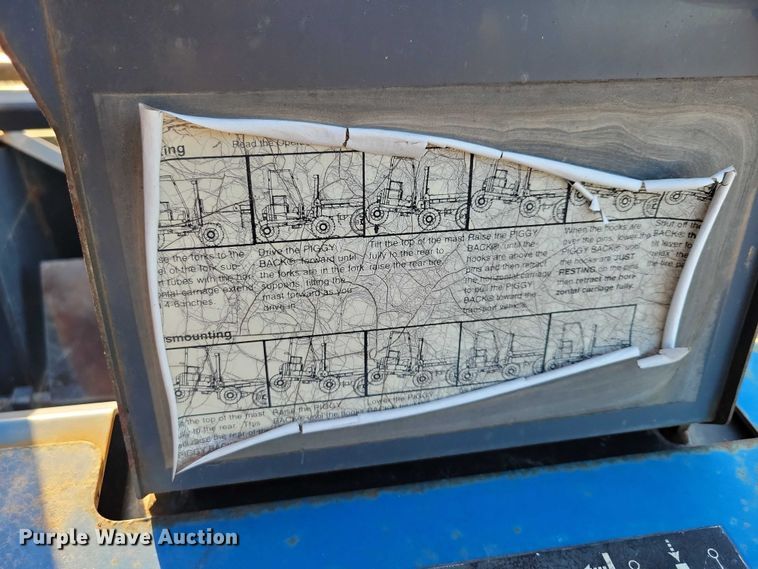 image for item EA2645 2006 Princeton Piggy Back PB50 forklift