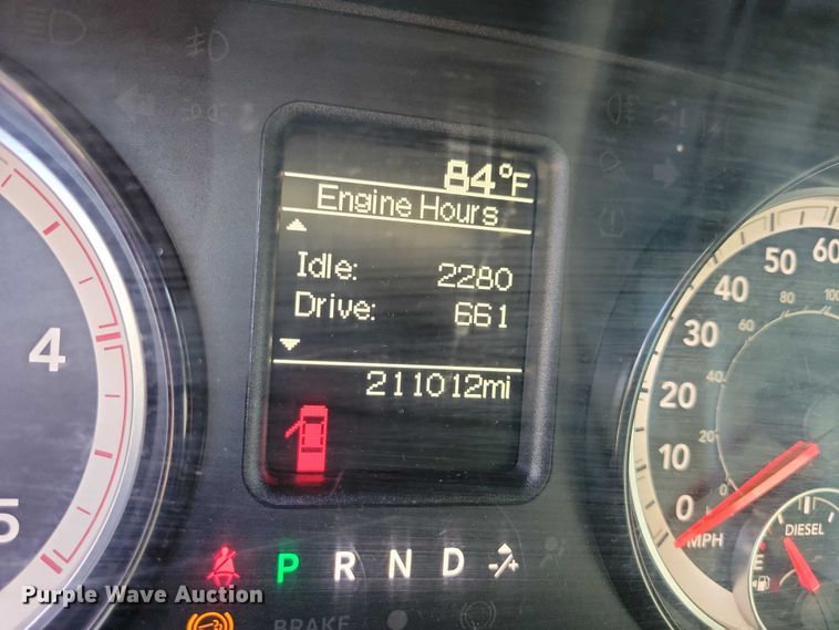 image for item EA2646 2017 RAM 5500 Crew Cab flatbed truck