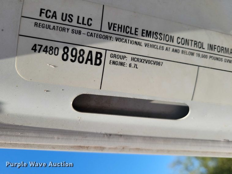 image for item EA2646 2017 RAM 5500 Crew Cab flatbed truck