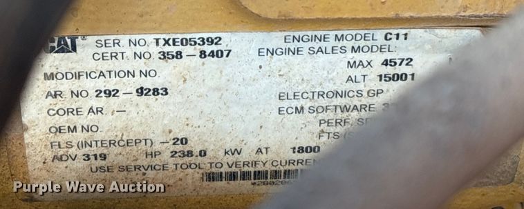 image for item EA7555 2012 Caterpillar 730 articulated haul truck