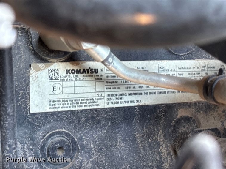 image for item EA7566 2017 Komatsu WA320-8 wheel loader