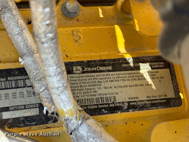 image for item EA7568 2017 John Deere 350G LC excavator