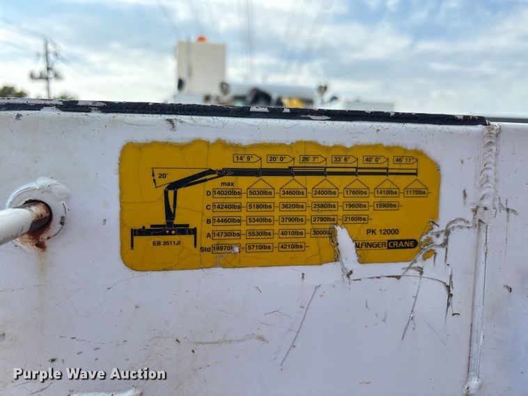 image for item EA7570 2016 Freightliner 114SD crane truck