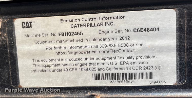 image for item EA7586 2012 Caterpillar D6K XL dozer