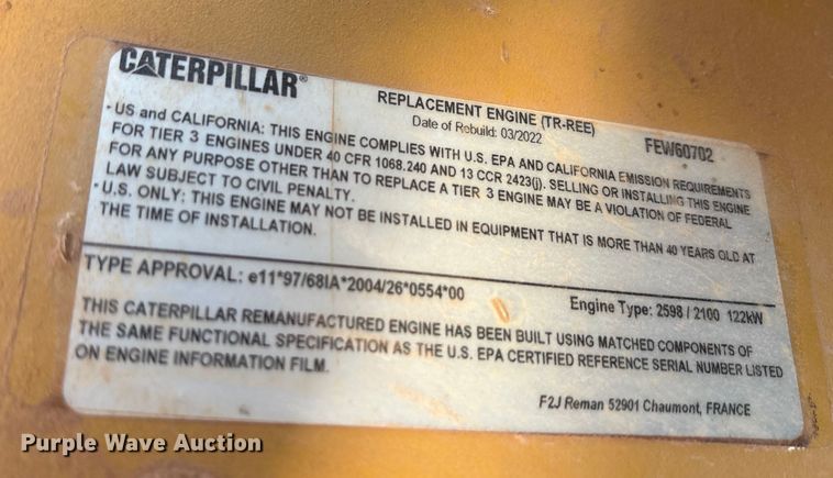 image for item EA7586 2012 Caterpillar D6K XL dozer