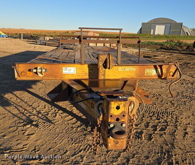 image for item EB1111 1995 Dynaweld tilt deck equipment trailer