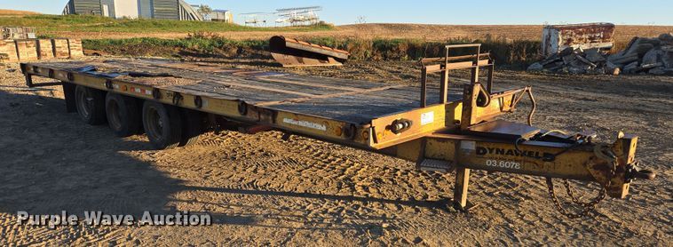 image for item EB1111 1995 Dynaweld tilt deck equipment trailer