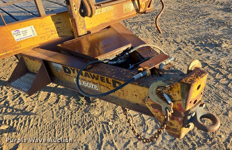 image for item EB1111 1995 Dynaweld tilt deck equipment trailer