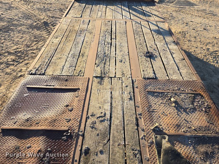 image for item EB1111 1995 Dynaweld tilt deck equipment trailer