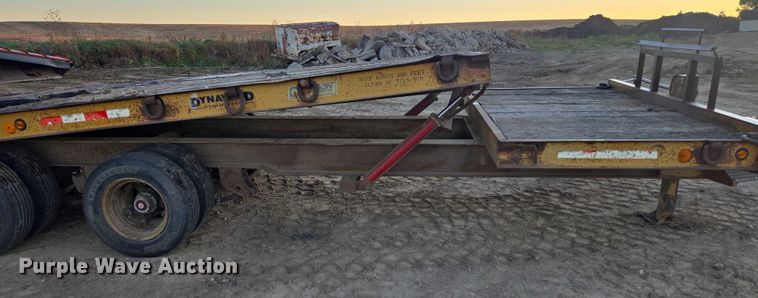image for item EB1111 1995 Dynaweld tilt deck equipment trailer