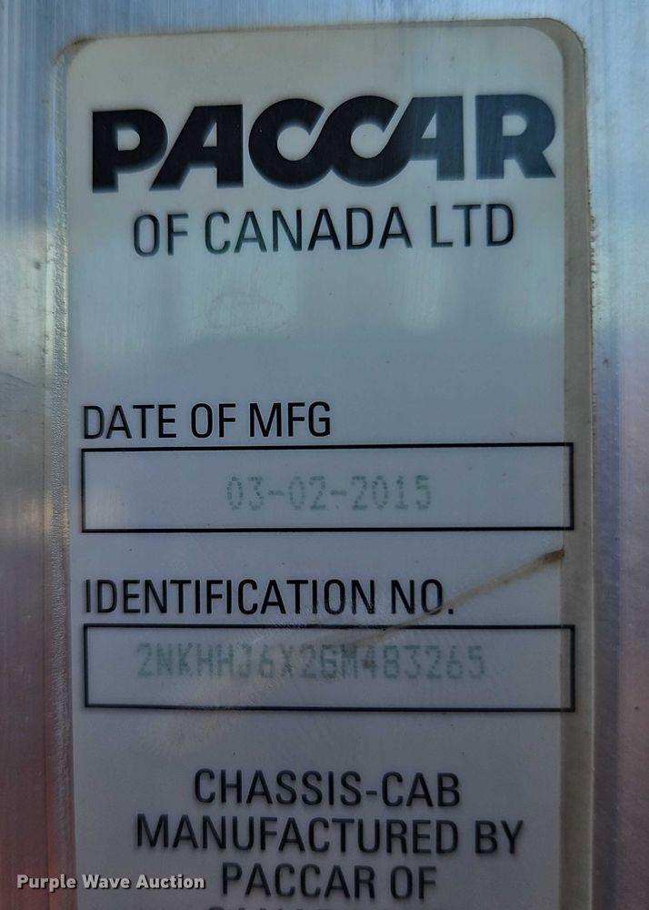 image for item EB8361 2016 Kenworth T3 Series utility / service truck