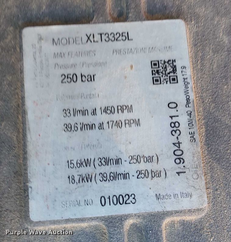 image for item EC1214 Landa SLX10-25824E hot pressure washer