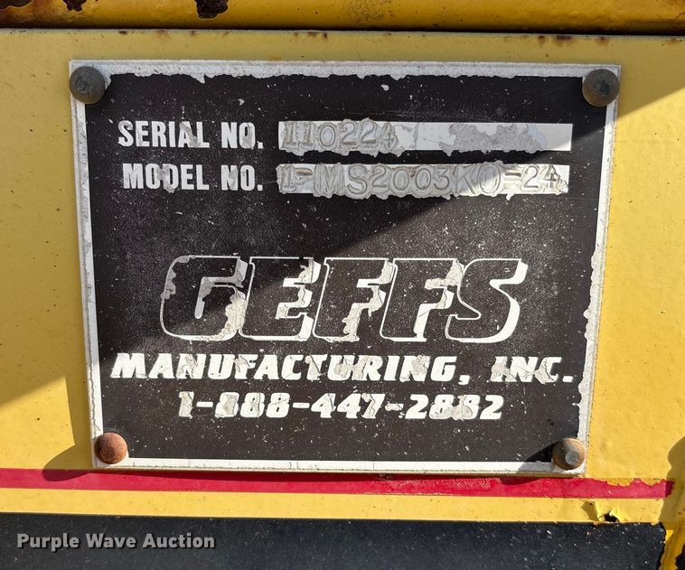 image for item EC8035 2011 GEFFS 1-MS20038KO-24 broom