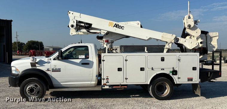 image for item ED2265 2015 RAM 5500 bucket truck
