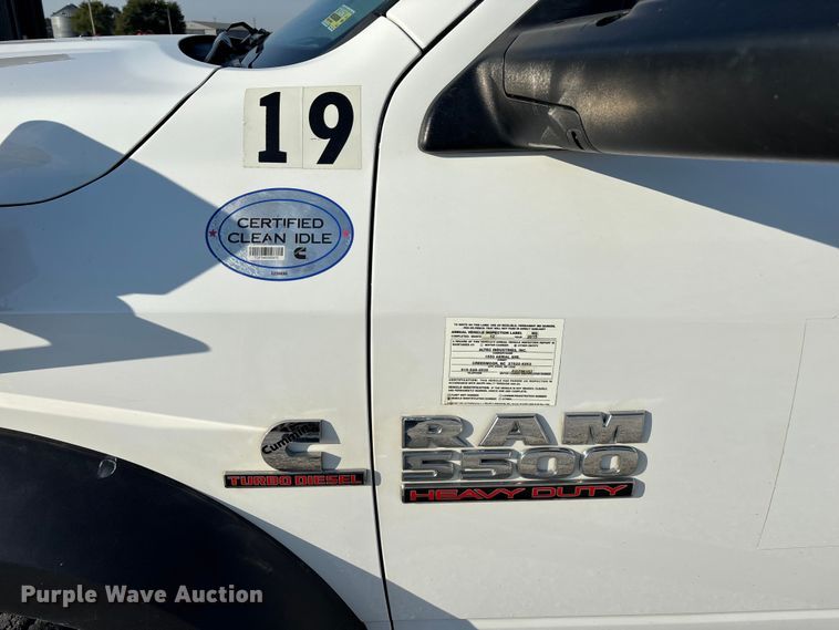 image for item ED2265 2015 RAM 5500 bucket truck