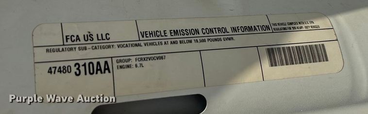 image for item ED2265 2015 RAM 5500 bucket truck