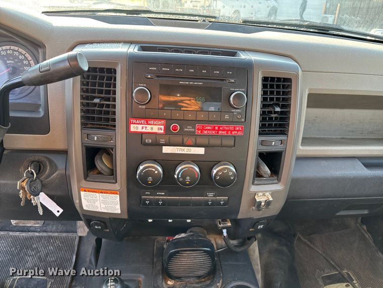 image for item ED2266 2012 Dodge Ram 5500 bucket truck